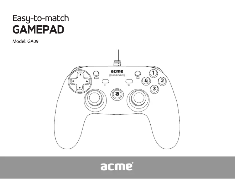 Página 1 del manual Manual de usuario Acme GA09