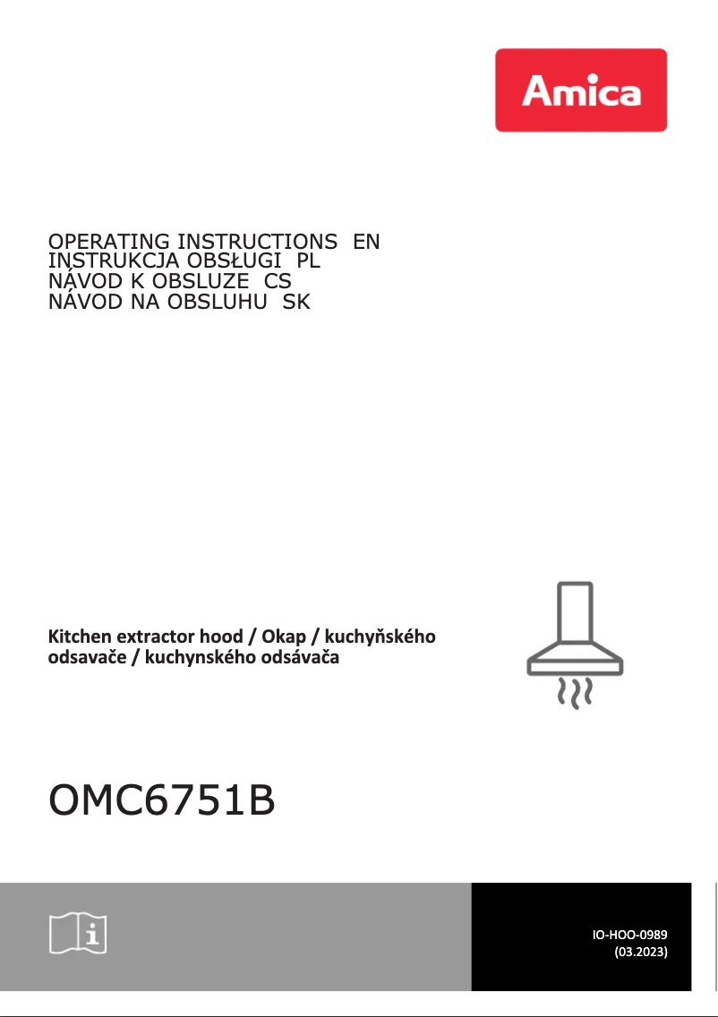 Page n°1 - Manuel utilisateur Amica OMC6751B