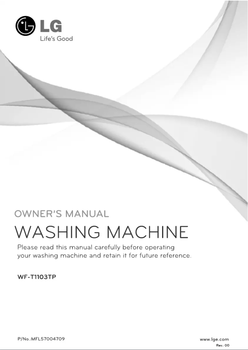 Page 1 de la notice Manuel utilisateur LG WFS1134ET
