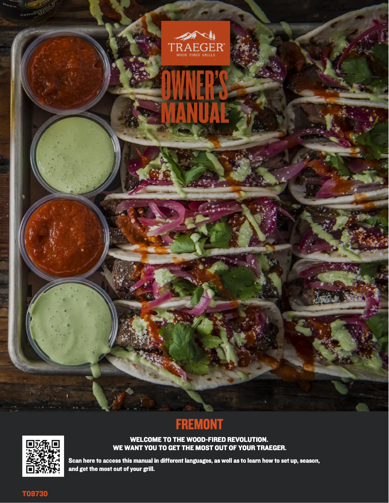 Image de la première page du manuel de l'appareil Fremont