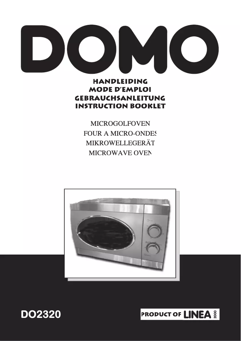 Image de la première page du manuel de l'appareil DO2320
