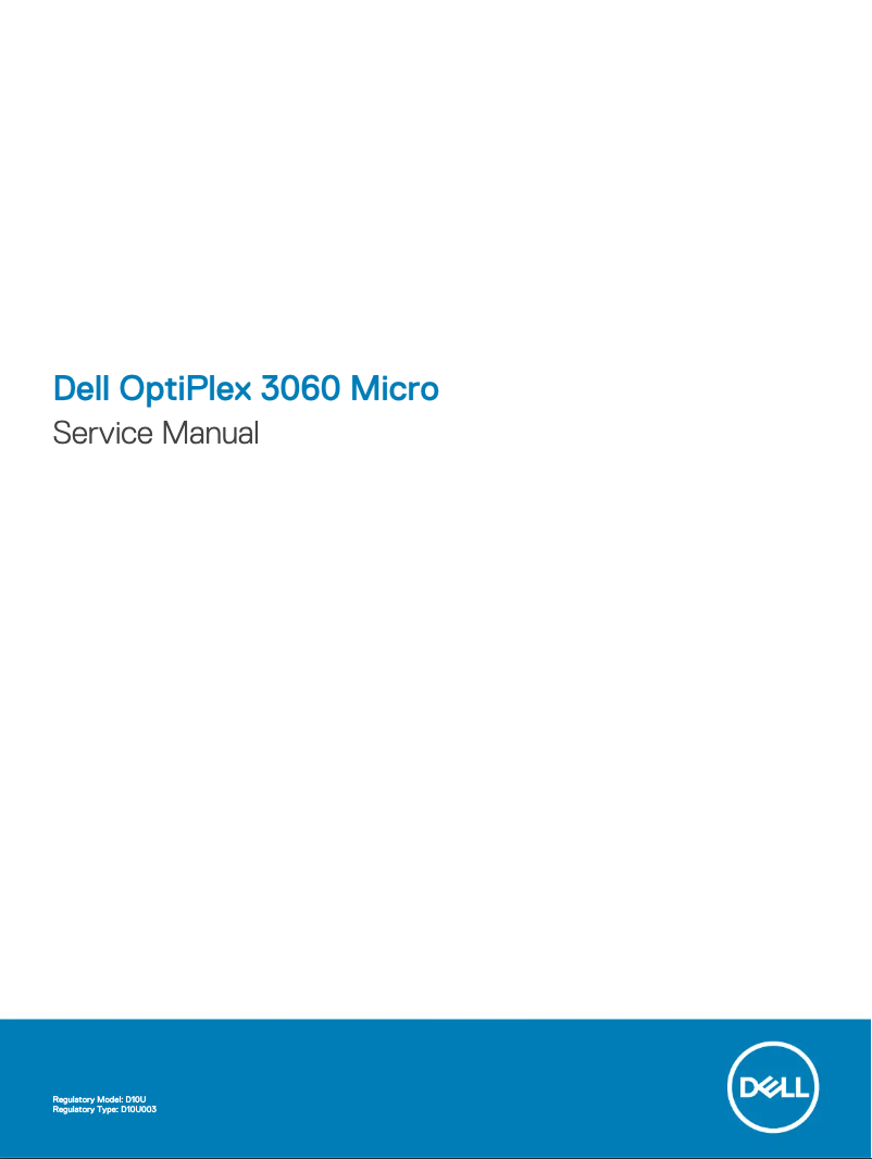 Page n°1 - Manuel utilisateur Dell OptiPlex 3060 Micro