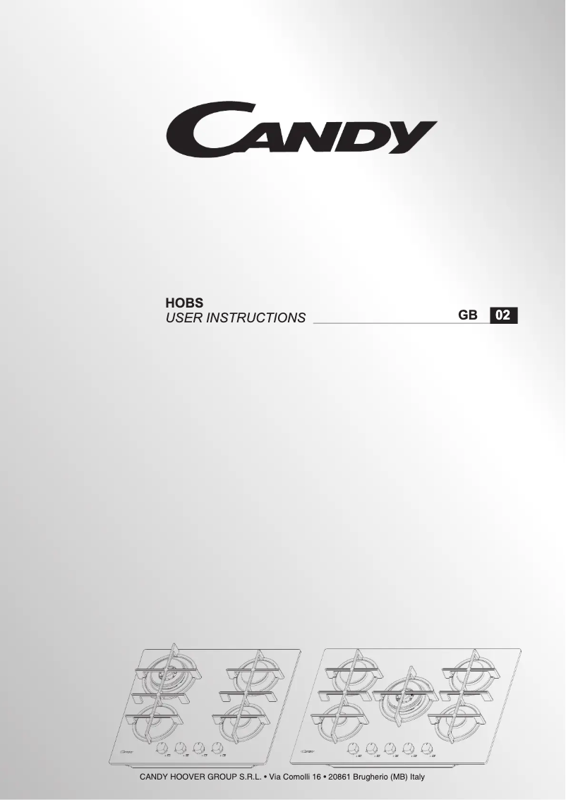 Page n°1 - Manuel utilisateur Candy CVG7WL4WPW ISR