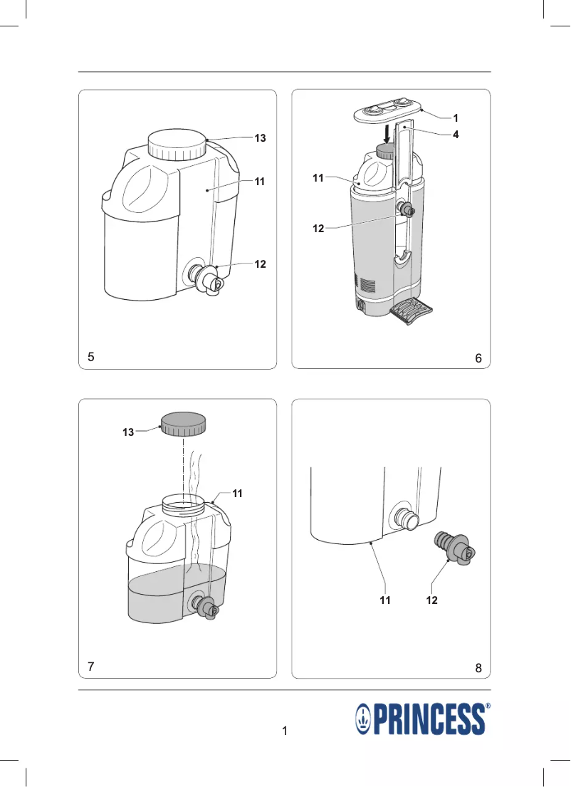 Page 1 de la notice Manuel utilisateur Princess 282998