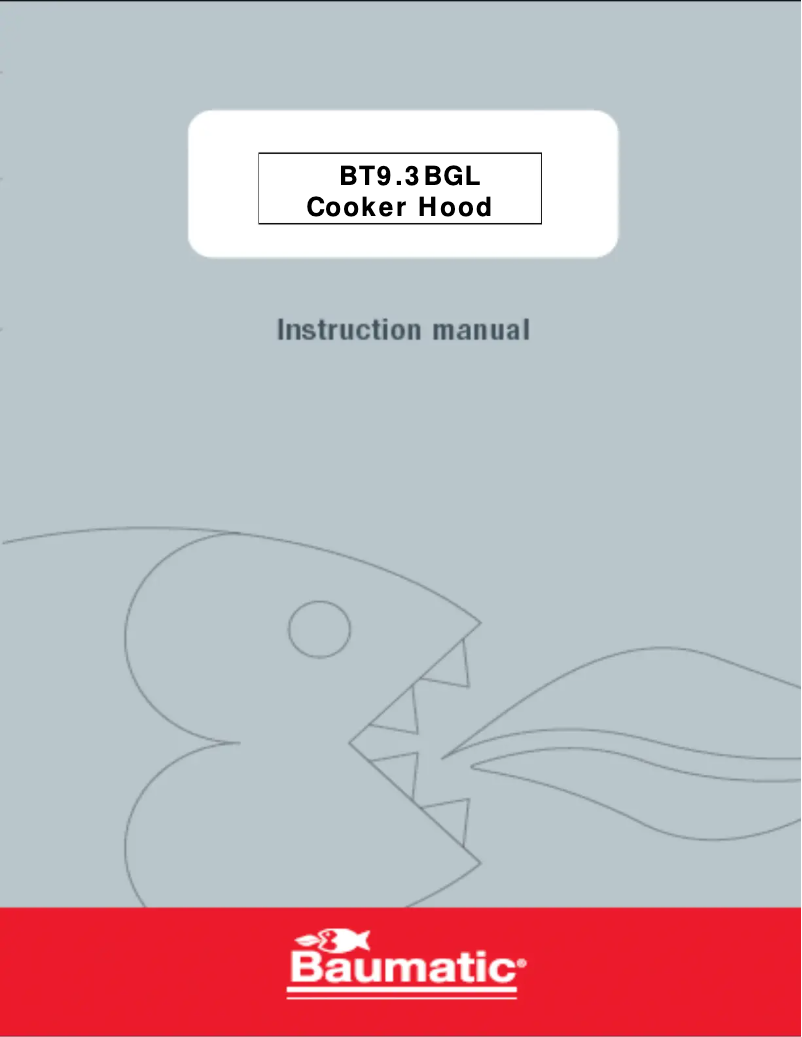 Page n°1 - Manuel utilisateur Baumatic BT9.3BGL