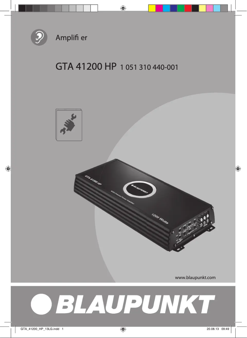 Imagen de la primera página del manual del dispositivo GTA 41200 HP