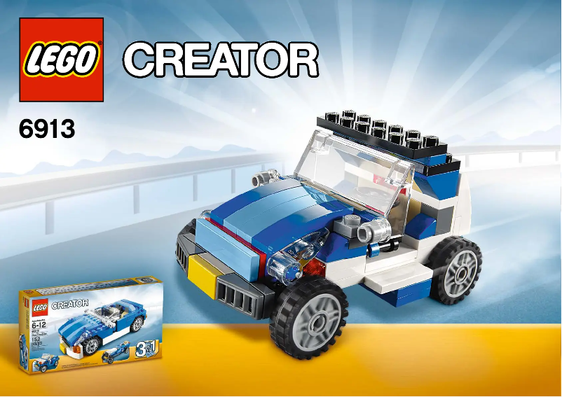 Page n°1 - Manuel utilisateur Lego Blue Roadster