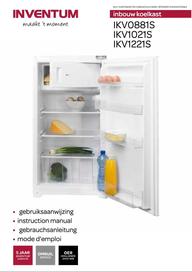 Image de la première page du manuel de l'appareil IKV1021S