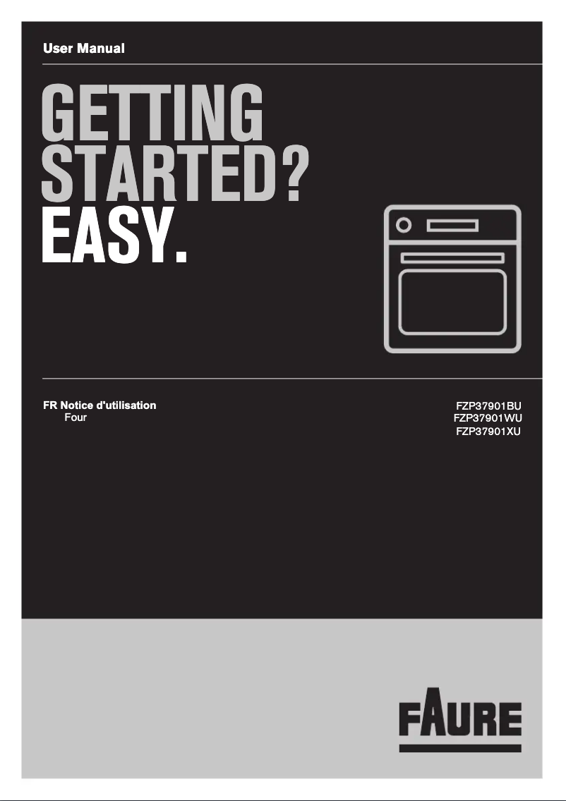 Page n°1 - Manuel utilisateur Faure FZP37901XU