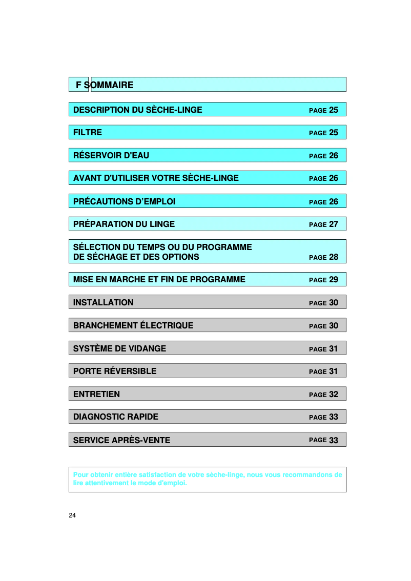 Image de la première page du manuel de l'appareil TRK 5820