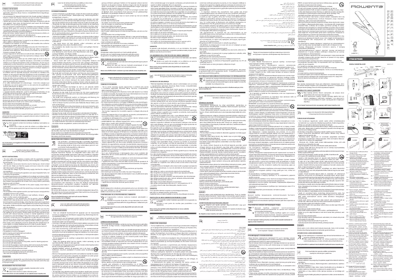 Imagen de la primera página del manual del dispositivo Volumizer SF4650