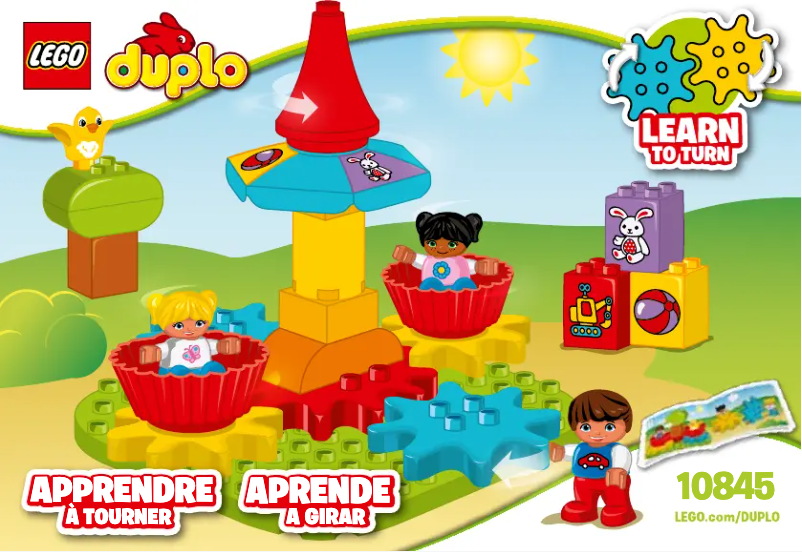 Page 1 de la notice Manuel utilisateur Lego Duplo 10845