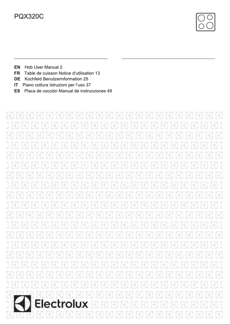Image de la première page du manuel de l'appareil PQX320C
