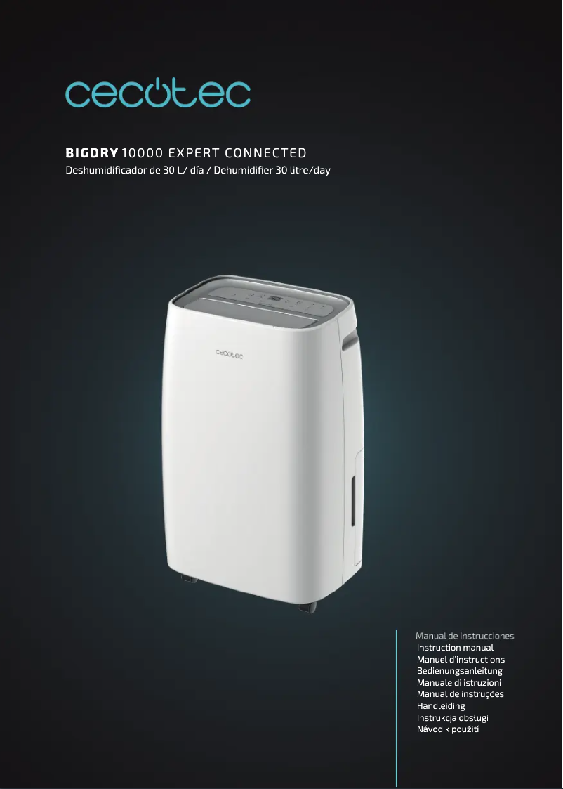 Page n°1 - Manuel utilisateur Cecotec BigDry 10000 Expert Connected