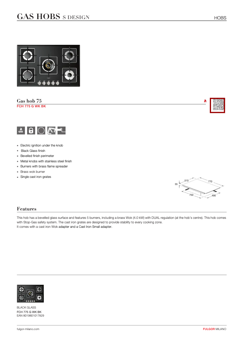 Image de la première page du manuel de l'appareil FCH 775 G WK