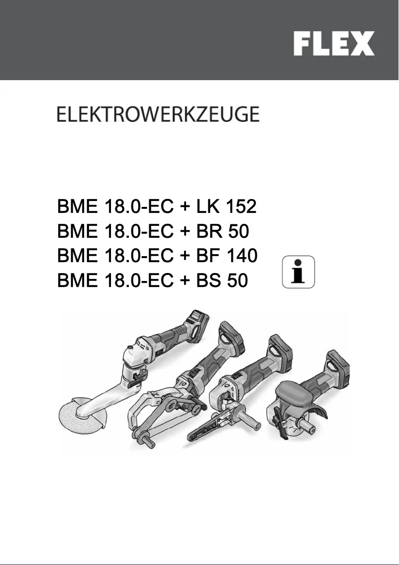Page n°1 - Manuel utilisateur Flex LKE 152 18-EC