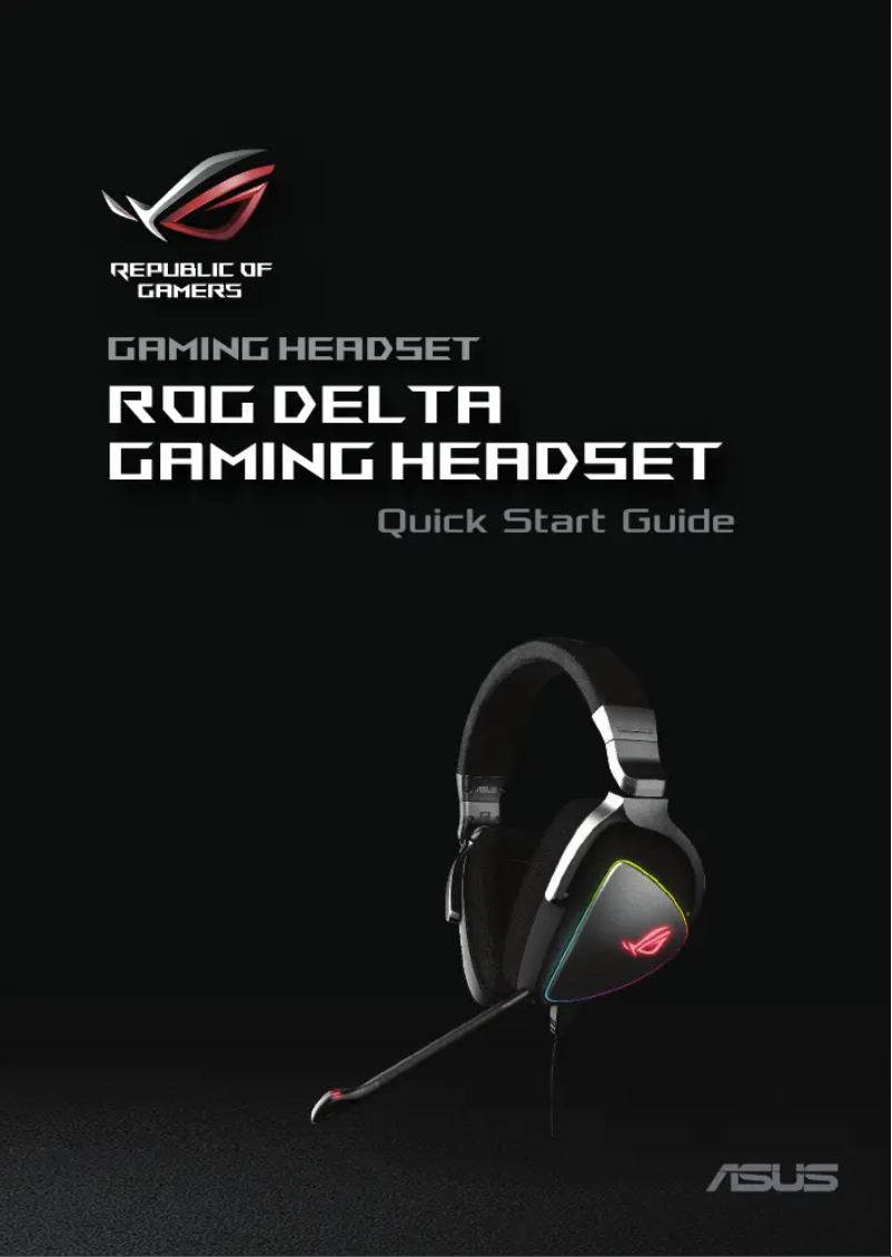 Page 1 de la notice Manuel utilisateur Asus ROG Delta S