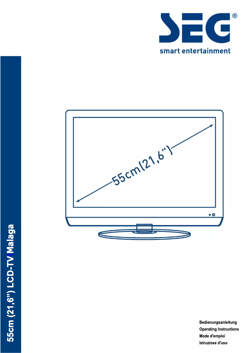 Page 1 de la notice Manuel utilisateur SEG Malaga