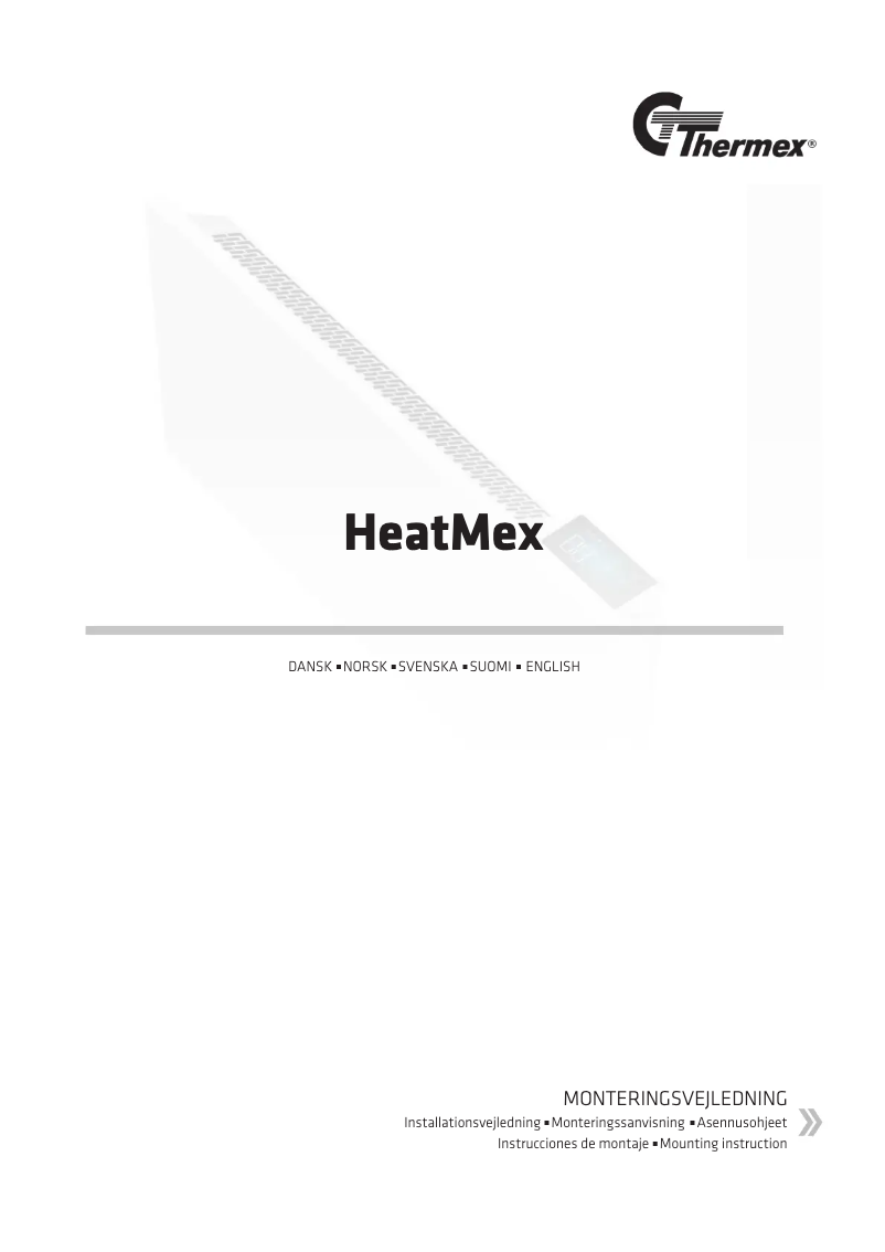 Image de la première page du manuel de l'appareil Heatmex