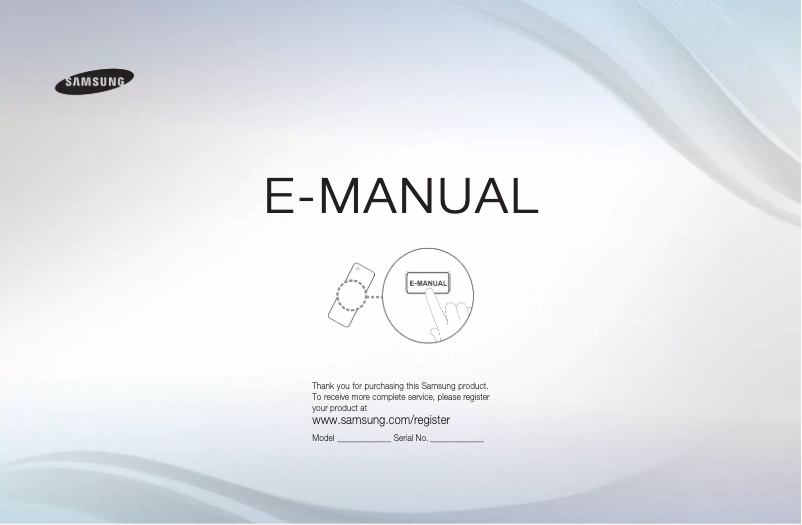 Image de la première page du manuel de l'appareil UA48H8000AK
