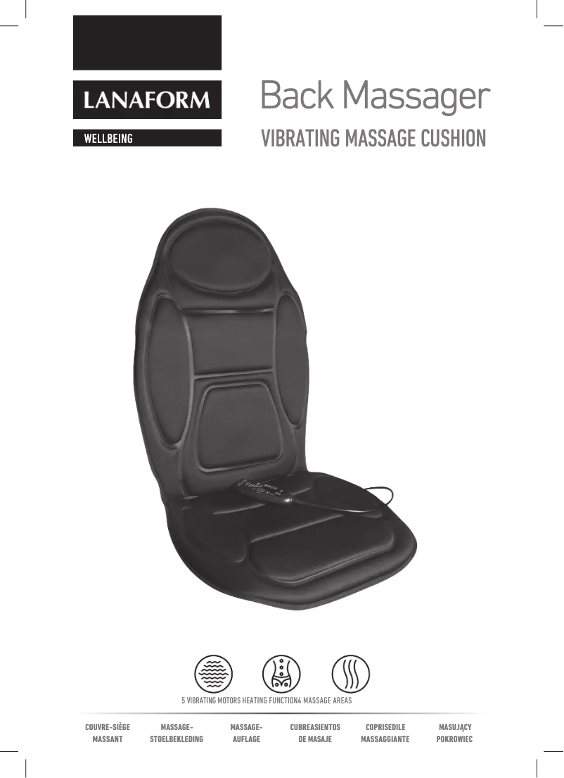 Page n°1 - Manuel utilisateur Lanaform Back Massager