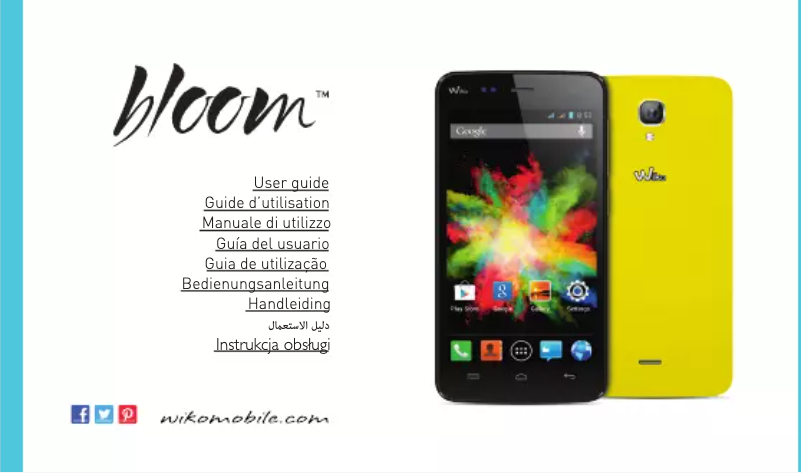 Page 1 de la notice Manuel utilisateur Wiko Bloom