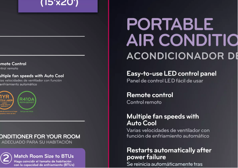 Page 1 de la notice Brochure LG LP1015WNR