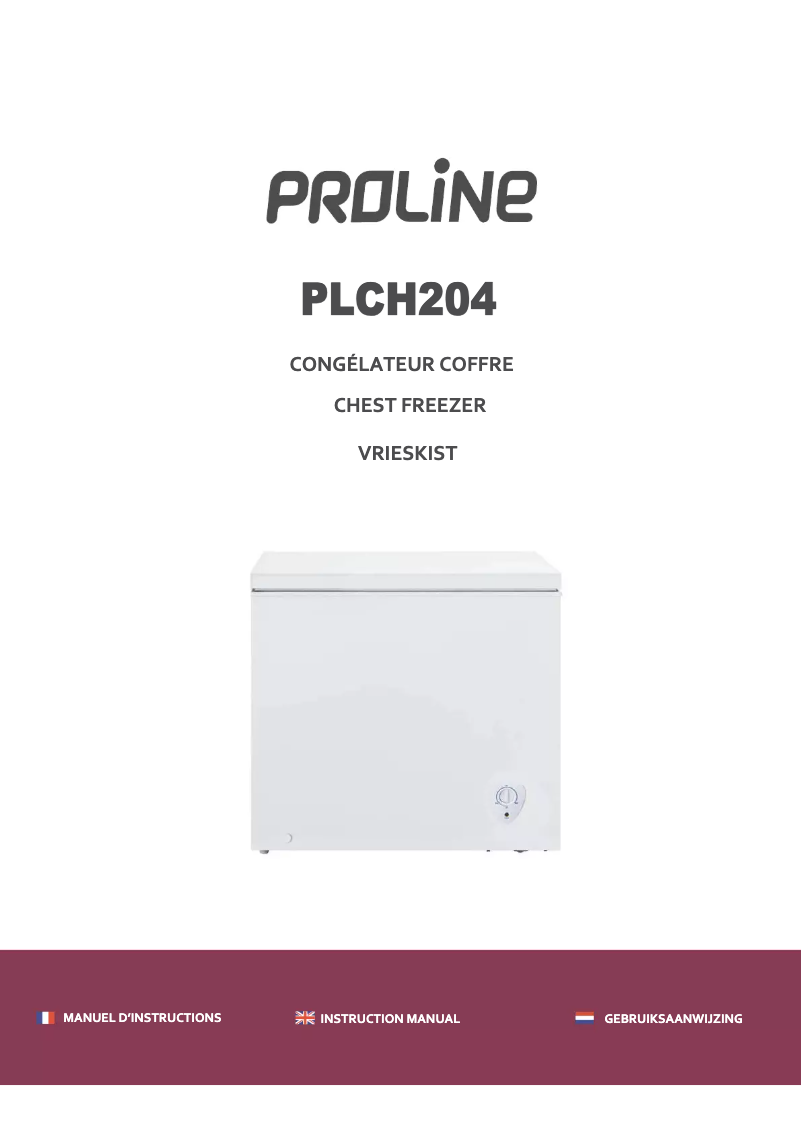 Image de la première page du manuel de l'appareil PLCH204