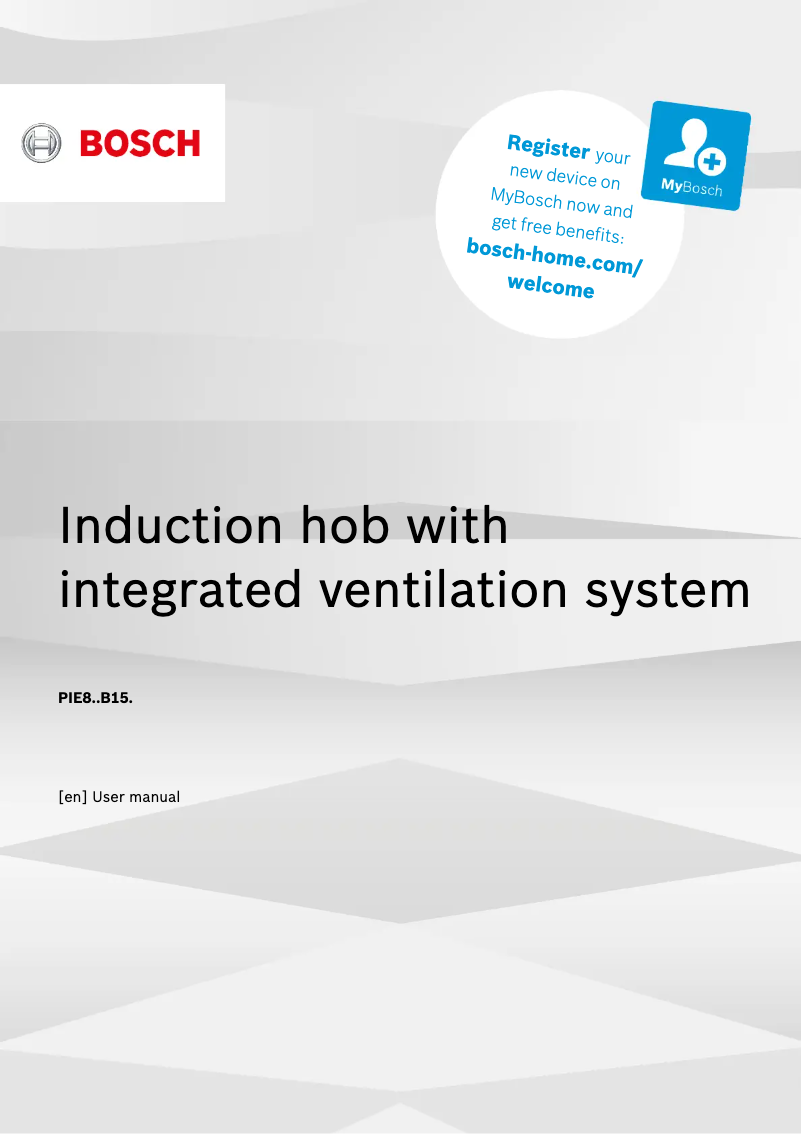 Image de la première page du manuel de l'appareil PIE811B15E