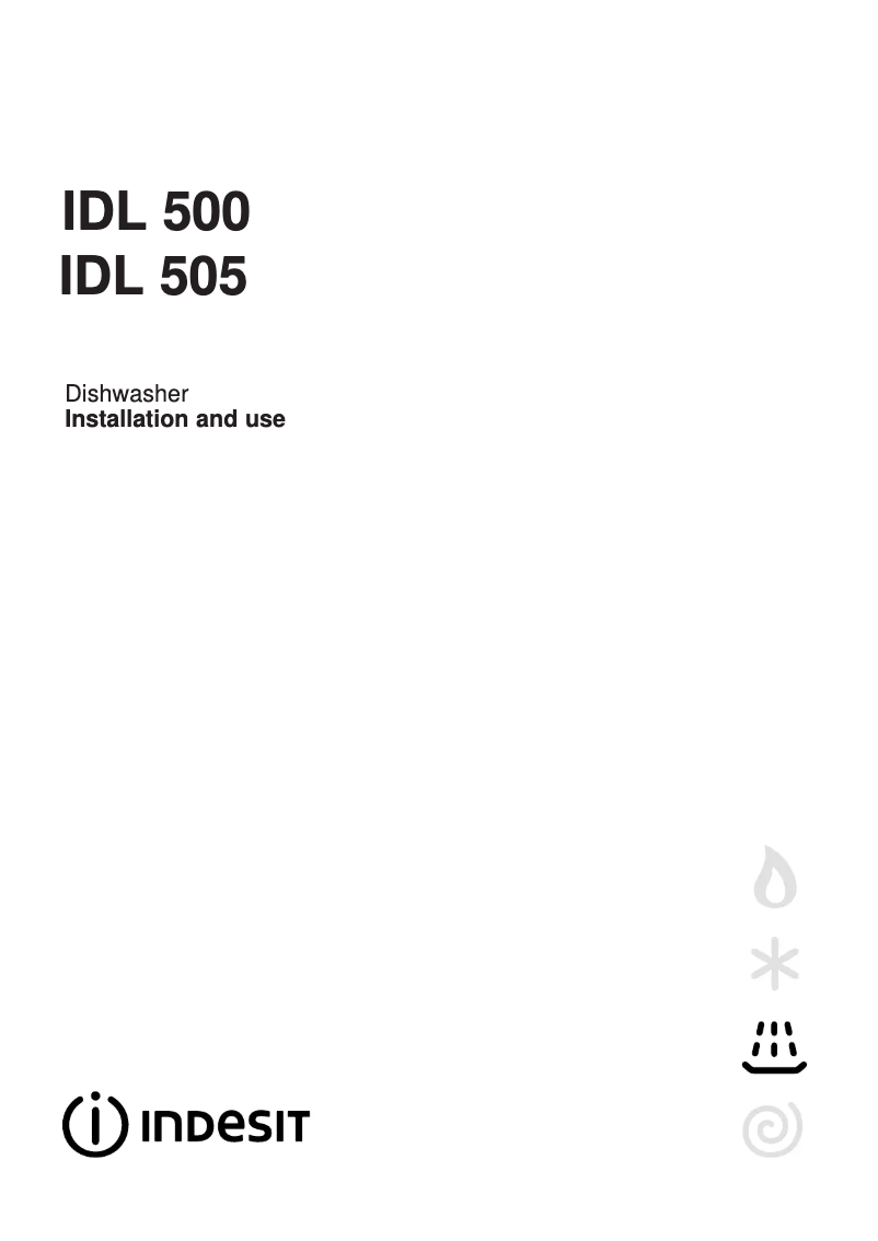 Page 1 de la notice Manuel utilisateur Indesit IDL 505 S UK .2