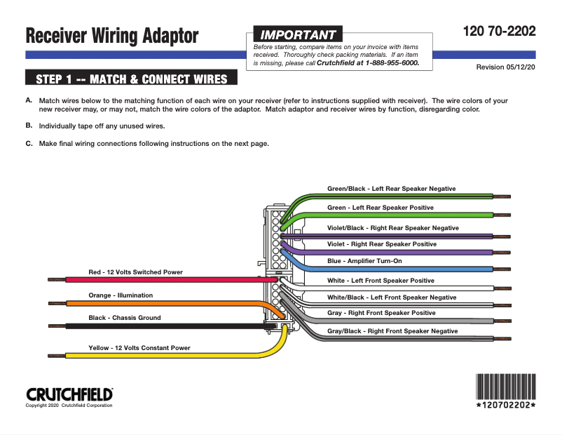 Page n°1 - Manuel utilisateur Metra 70-2202