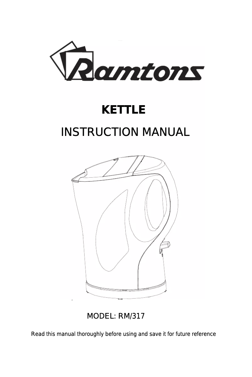 Página 1 del manual Manual de usuario Ramtons RM/317