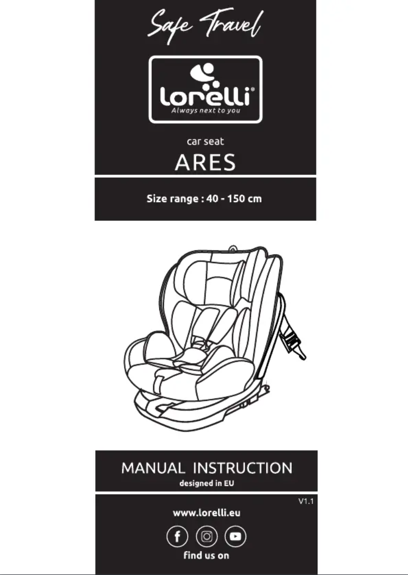 Page n°1 - Manuel utilisateur Lorelli Ares