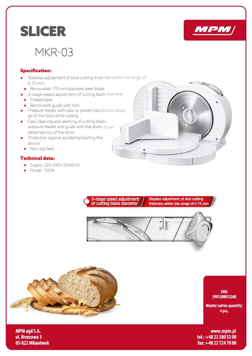 Image de la première page du manuel de l'appareil MKR-03