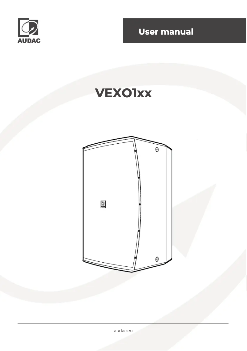 Image de la première page du manuel de l'appareil VEXO108