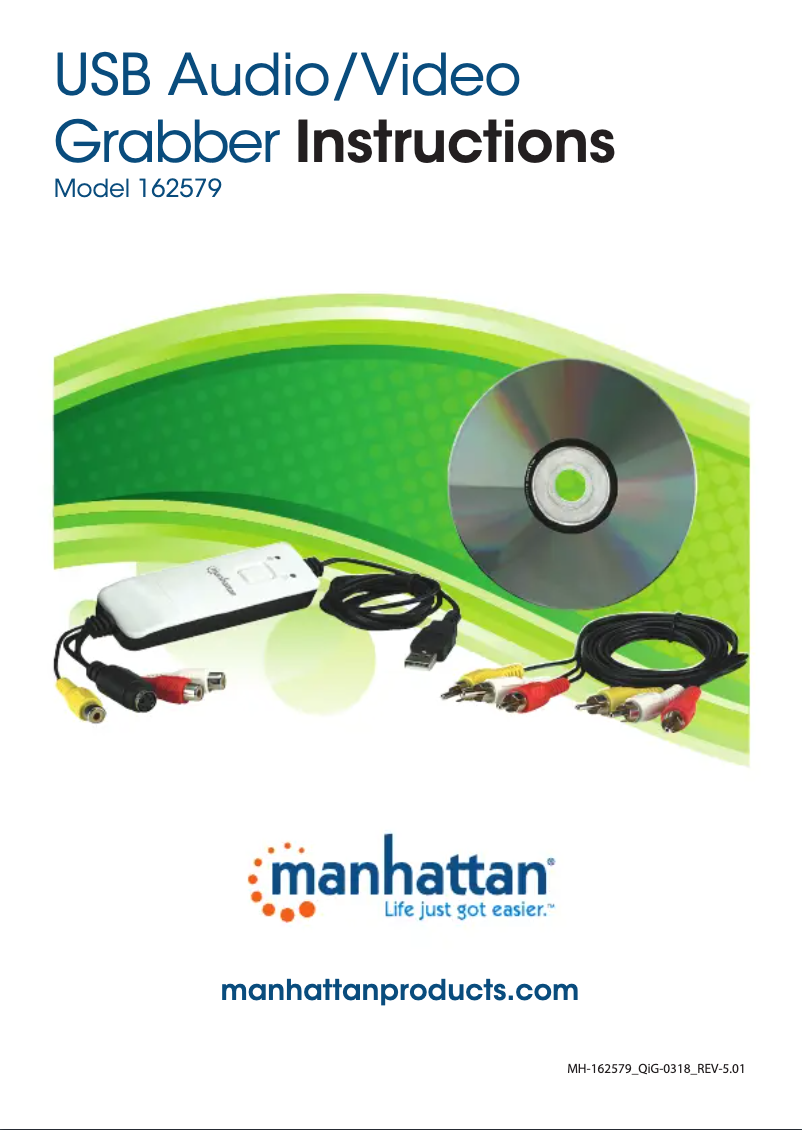 Page 1 de la notice Manuel utilisateur Manhattan 162579