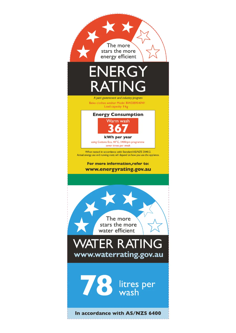 Image de la première page du manuel de l'appareil BWDB9540W