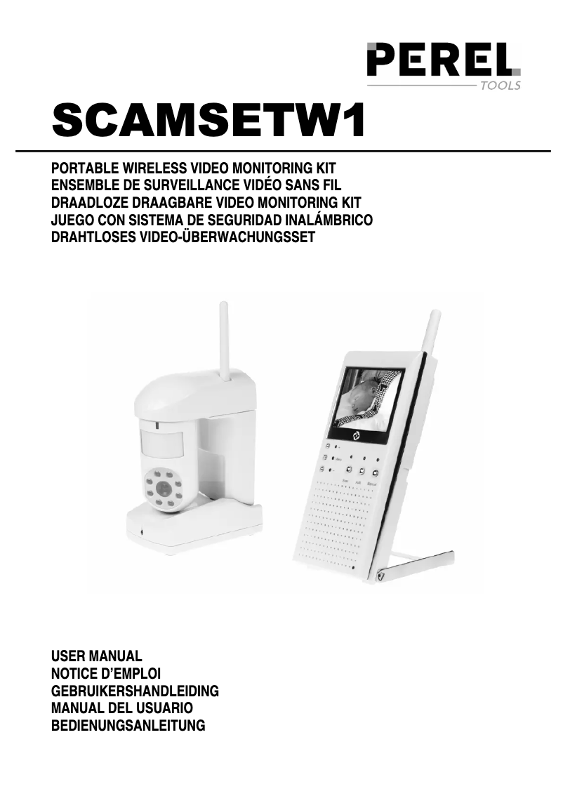 Image de la première page du manuel de l'appareil SCAMSETW1