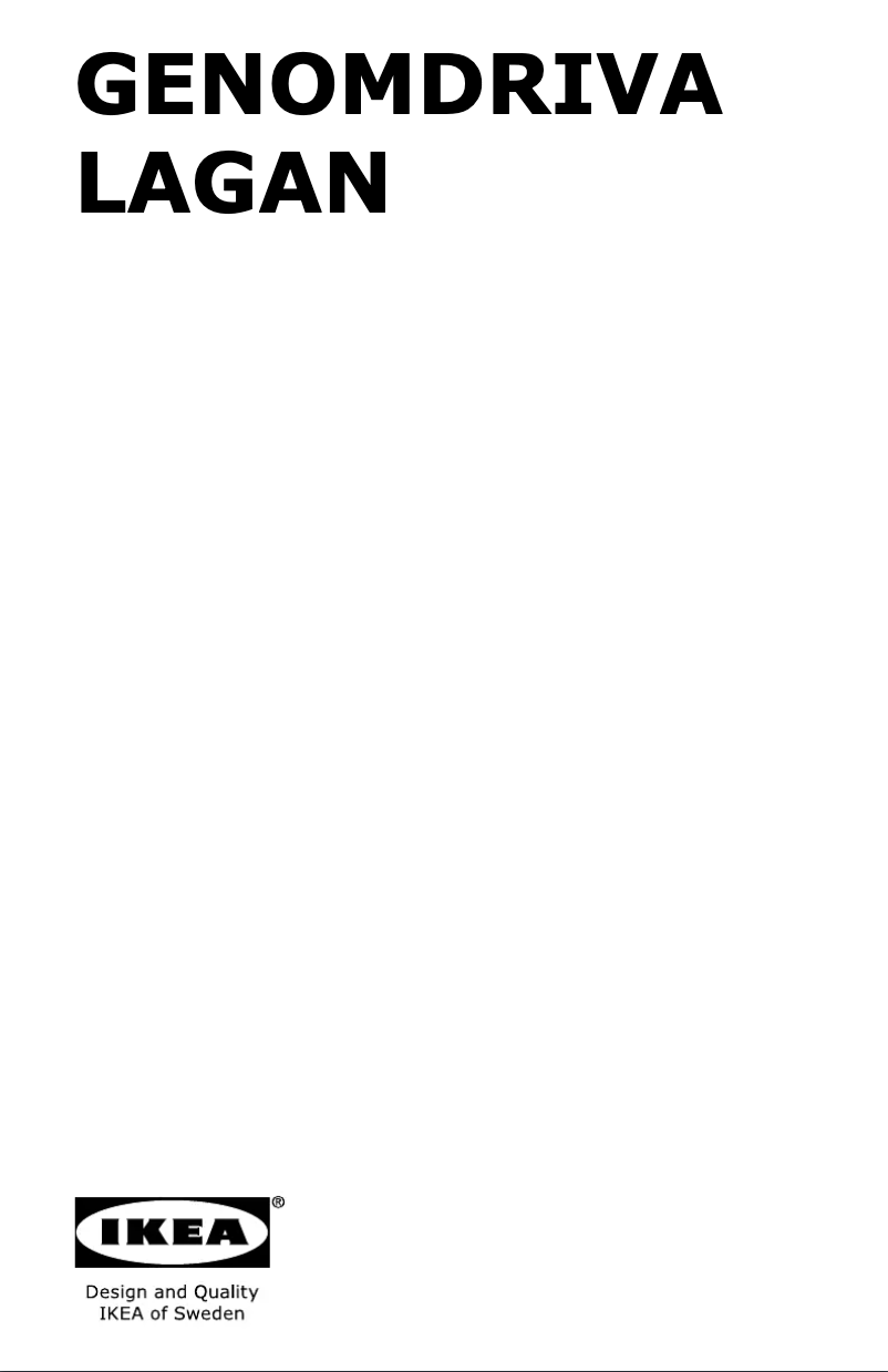 Page 1 de la notice Manuel utilisateur Ikea LAGAN 304.660.02