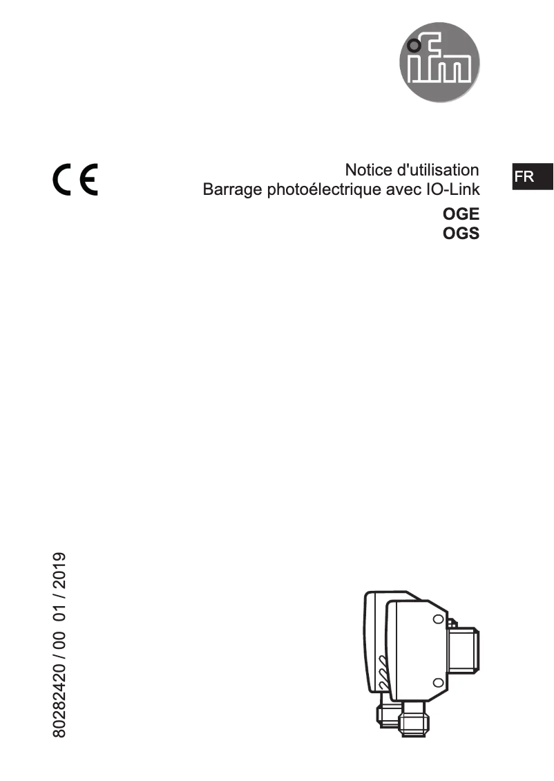 Image de la première page du manuel de l'appareil OGS380