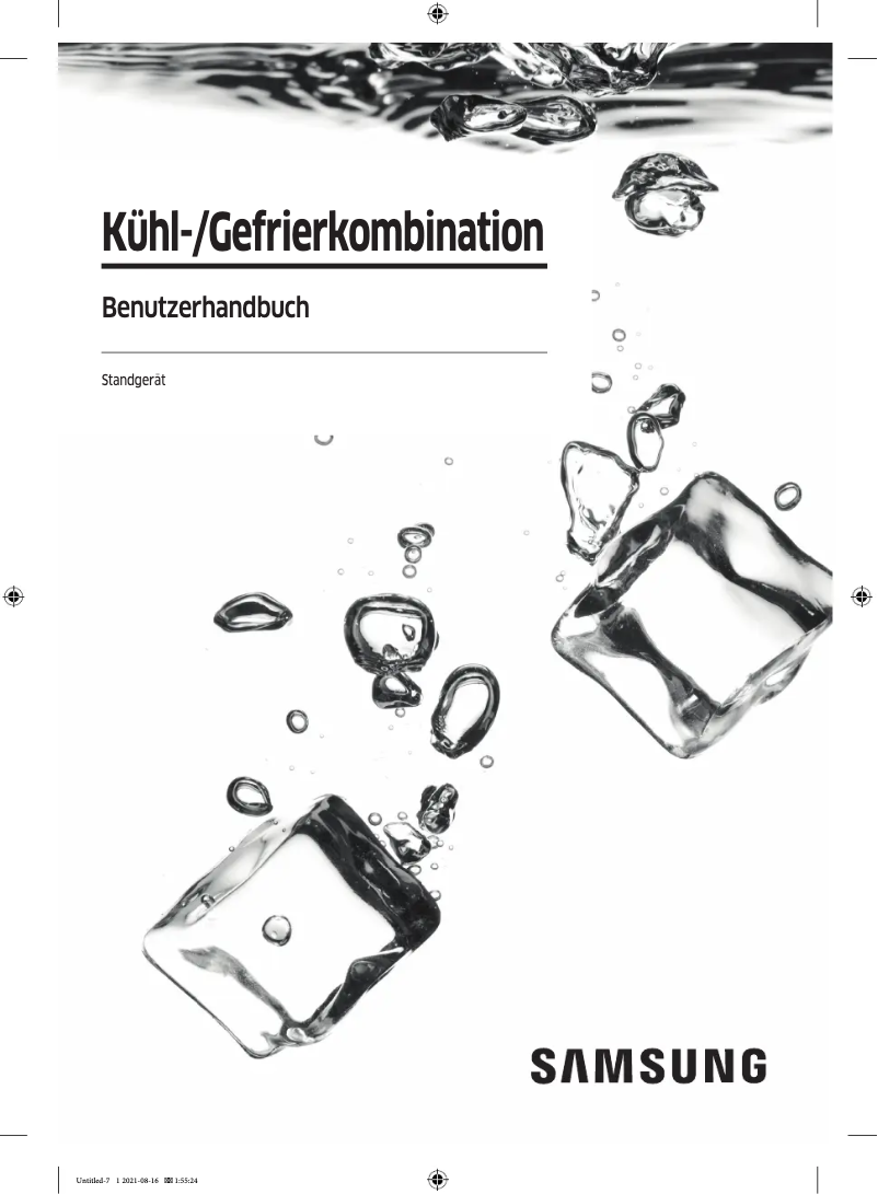 Page n°1 - Manuel utilisateur Samsung RF50A5202S9