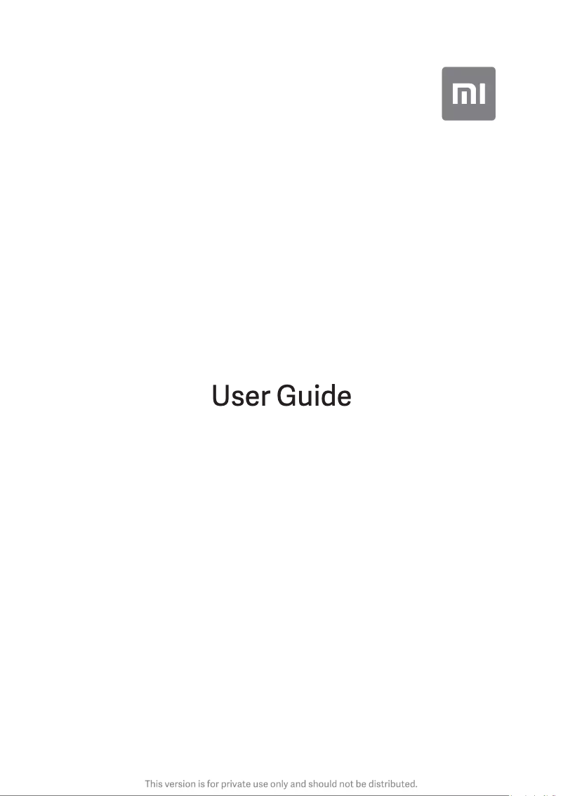 Page 1 of the manual User Manual Xiaomi Redmi 9i Sport