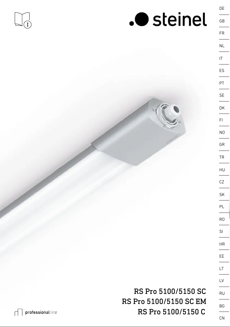 Page 1 de la notice Manuel utilisateur Steinel RS PRO 5100 SC