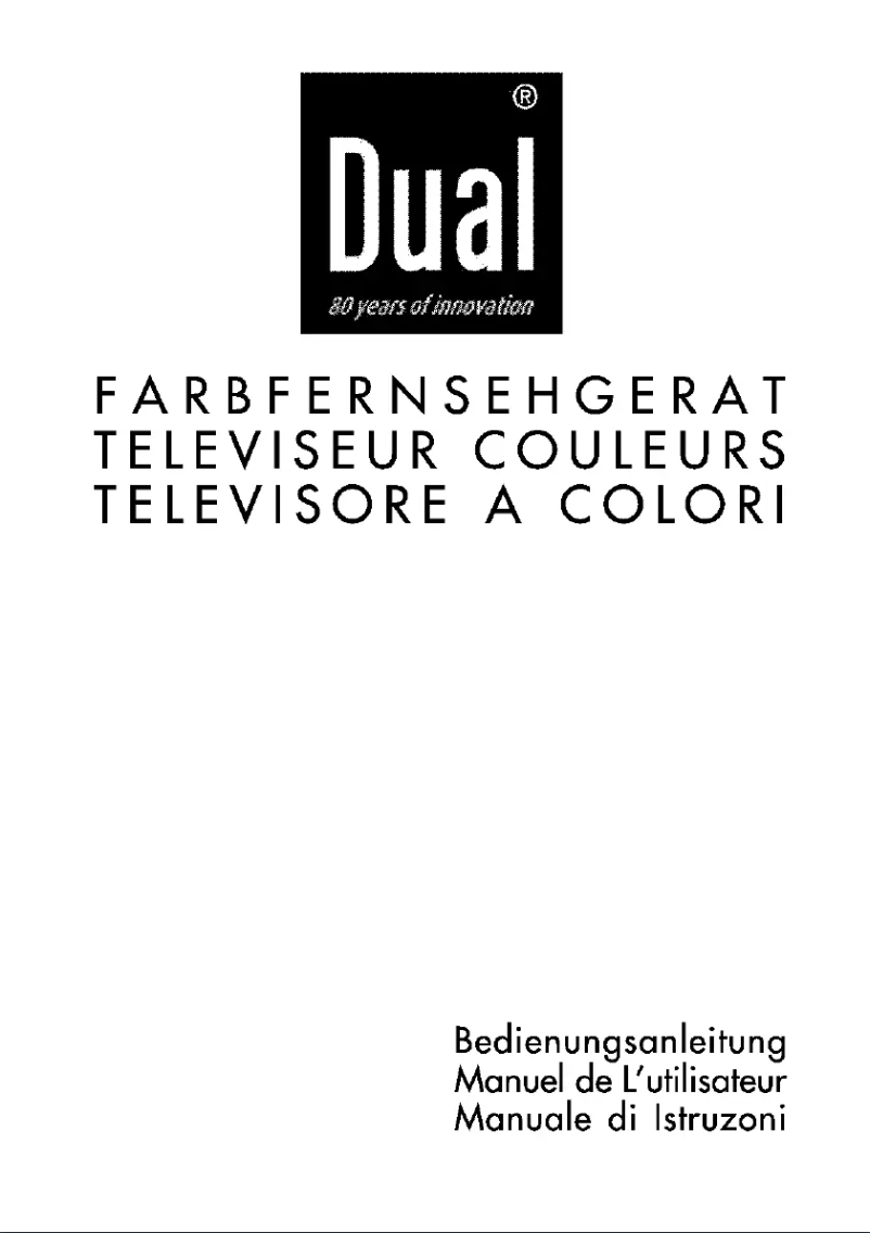 Image de la première page du manuel de l'appareil DTFT 20-1