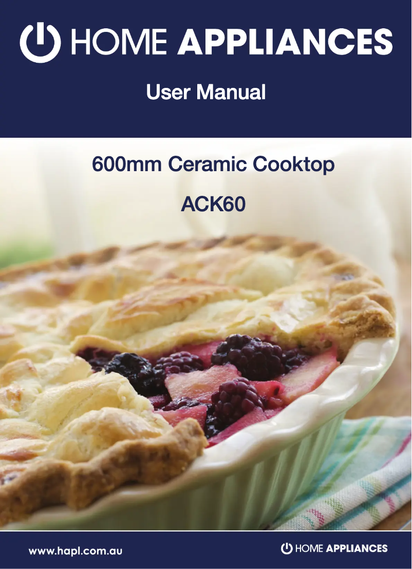 Page n°1 - Manuel utilisateur ARC ACK60