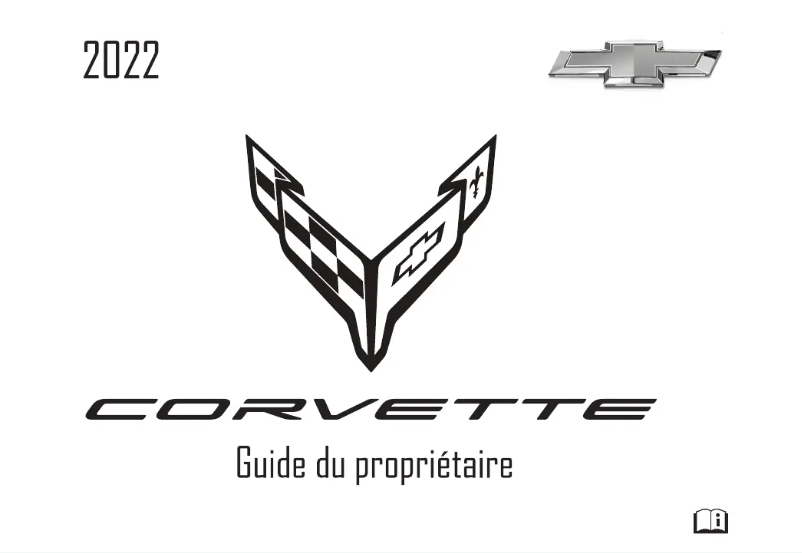 Page 1 de la notice Manuel utilisateur Chevrolet Corvette (2022)
