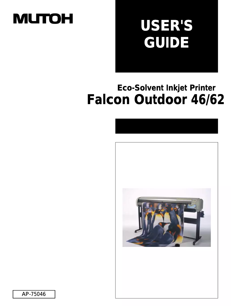 Image de la première page du manuel de l'appareil Falcon Outdoor 46