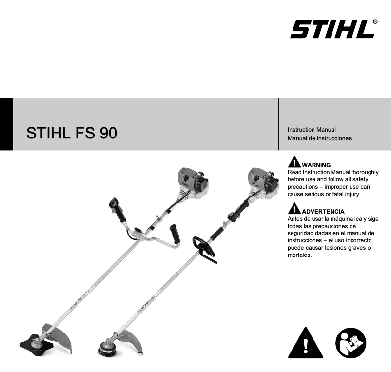Page 1 de la notice Manuel utilisateur Stihl FS 90