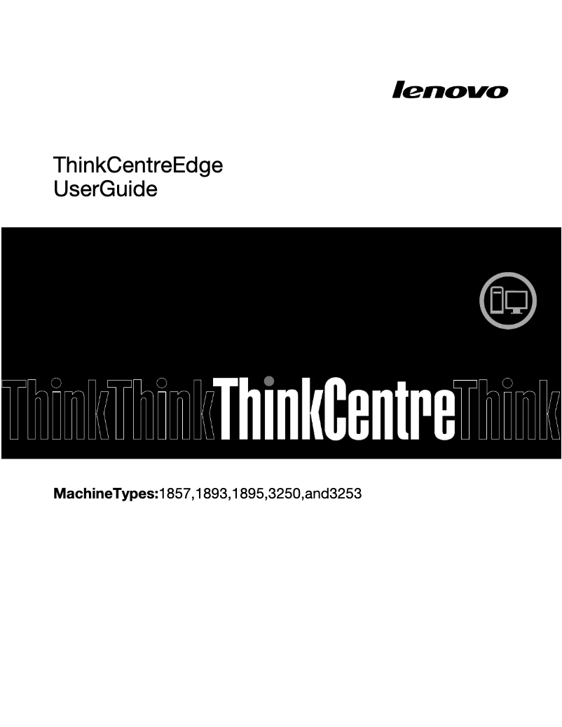 Page n°1 - Manuel utilisateur Lenovo ThinkCentre Edge 91