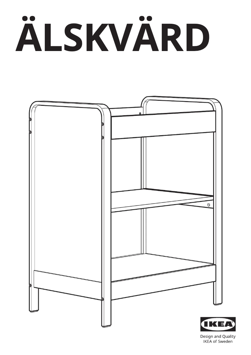 Image de la première page du manuel de l'appareil ÄLSKVÄRD 204.666.82